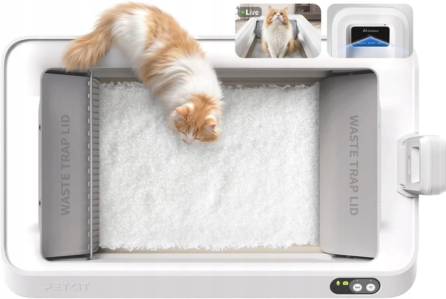 Petkit PUROBOT CRYSTAL DUO Samoczyszcząca Kuweta z Wejściem Od Frontu