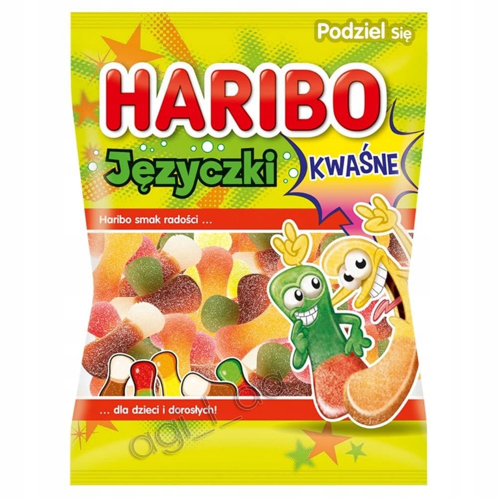 Żelki Języczki Kwaśne 160g