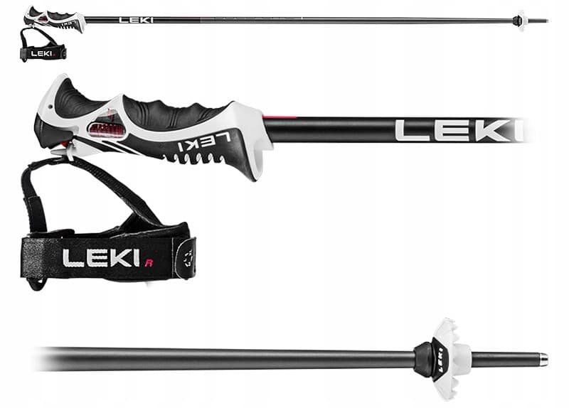 Kije trekkingowe Leki Bold Lite S czarne 125 cm
