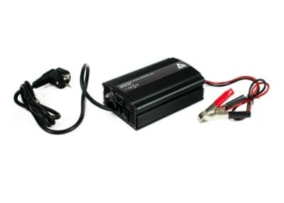 Ładowarka sieciowa 12V do akumulatorów LFP 55A LCD 7 stopni ładowania