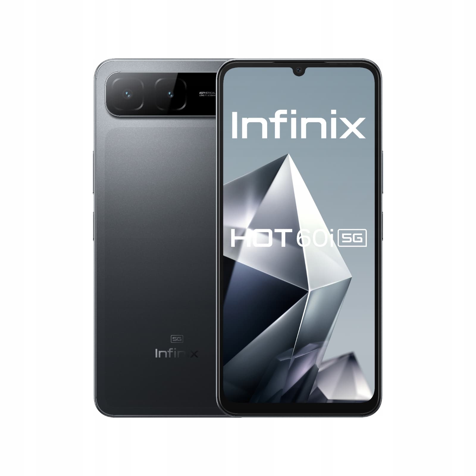 Telefon Infinix Hot 60i 5G 4/128GB Sleek Black