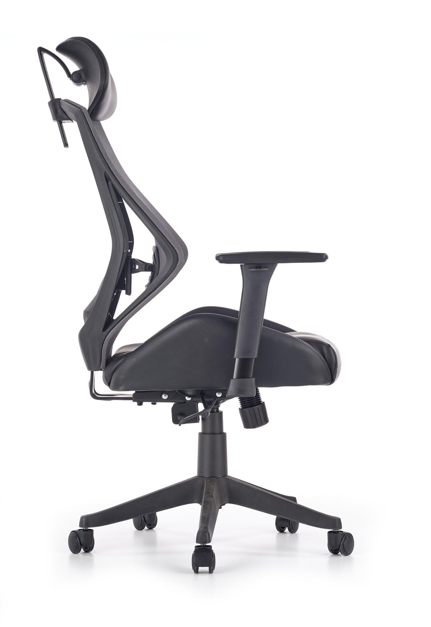 Fotel obrotowy ergonomiczny z podłokietnikami Grey