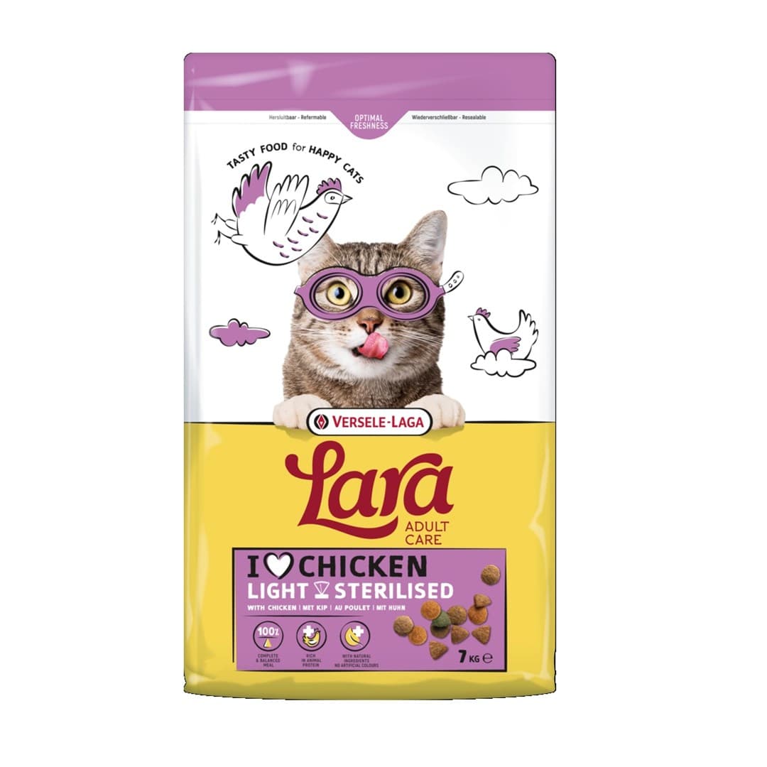 Versele-Laga Lara Karma dla kotów Adult Light Sterilized - 7 kg