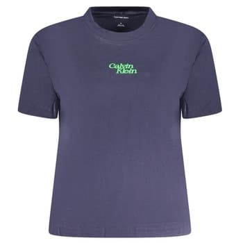 T-shirt damski CK LV047B851G granatowy L