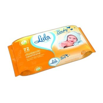 Lula baby Chusteczki nawilżane z rumiankiem 72 szt.