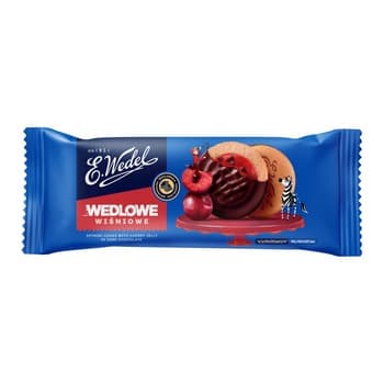 E. Wedel biszkopty z galaretką wiśniową 147 g