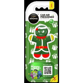 Odświeżacz powietrza do samochodu Aroma Car Xmas Manny Elf Leśny