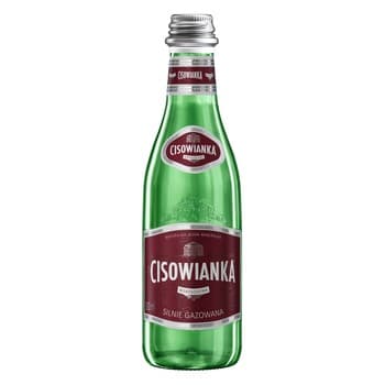Naturalna woda mineralna CISOWIANKA silnie gazowana, szkło 700ml