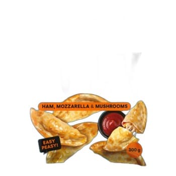 VICI Calzone . Pieróg z nadzieniem z szynką, serem Mozzarella i grzybami 300 g