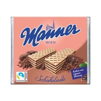 Manner wafle z kremem czekoladowym