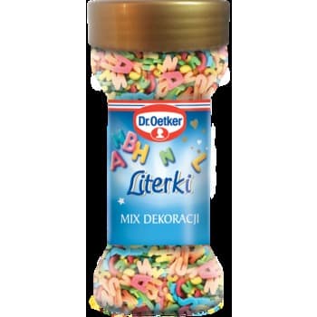 Dr. Oetker Literki - dekoracje cukrowe 40 g