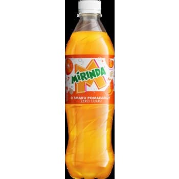 Mirinda Napój gazowany o smaku pomarańczowym zero cukru 500 ml kaucja