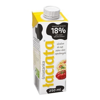 Śmietanka Łaciata UHT 18%, 250ml