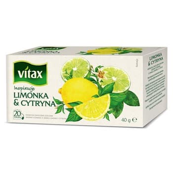 Herbata Vitax Inspiracje Limonka&Cytryna 20 torebek x 2g