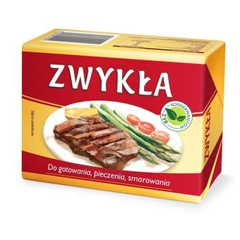 Zwykła 250g Margaryna o zmniejszonej zawartości tłuszcz