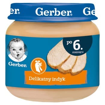 Gerber Obiadek delikatny indyk po 6 miesiącu 80 g