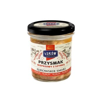 Przysmak wieprzowy z szynką 300g Łuków