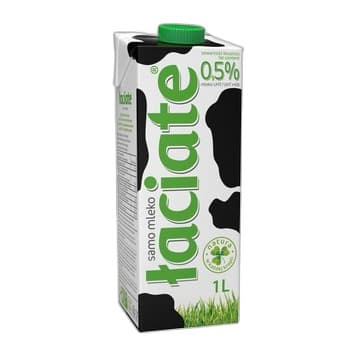 Mleko UHT łaciate 0,5% 1l