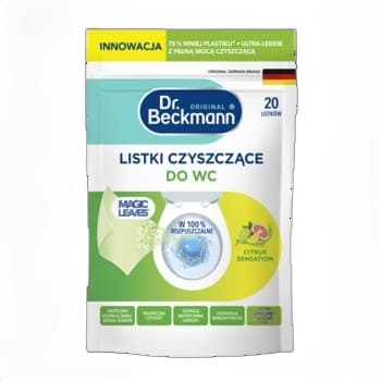Dr.Beckmann Magic Leaves Listki do WC Citrus 20 szt.