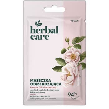 Herbal Care Odmładzająca maseczka KOENZYM Q10 z kwiatem róży, 7 g