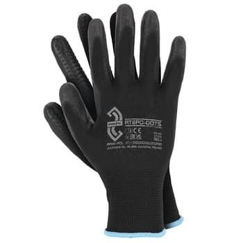 Rękawice warsztatowe powlekane poliuretanem, nakrapiane PCV rozm. XL/10"