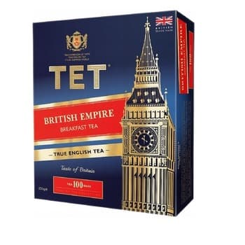 TET Herbata Czarna BRITISH EMPIRE 100 torebek x 2g
