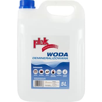 Woda demineralizowana Plak 5l