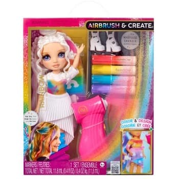 Lalka Rainbow High Air Brush, Purple Eyes