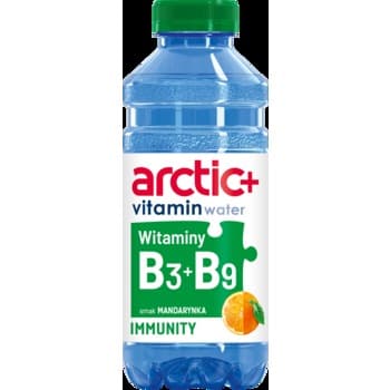 arctic+ vitamin water Napój o smaku grejpfruta z witaminami i magnezem 600ml kaucja