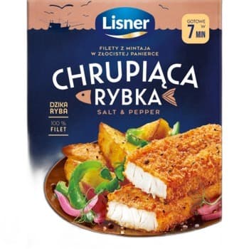 Chrupiąca Rybka Salt&pepper LISNER 180g