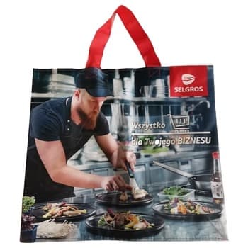 Torba na zakupy z polipropylenu tkanego Selgros 45x40x20 cm