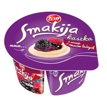 Smakija Kaszka z sosem z owoców leśnych 130g
