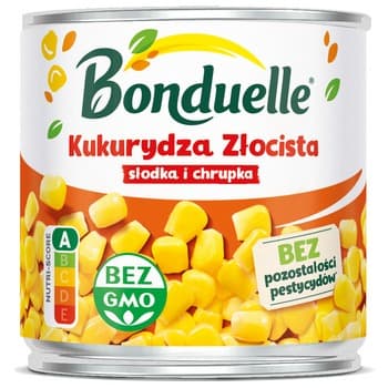 Bonduelle Kukurydza złocista konserwowa 340 g