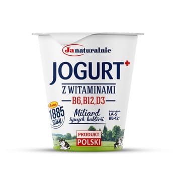 Jogurt + z witaminami B6, B12, D3 380g