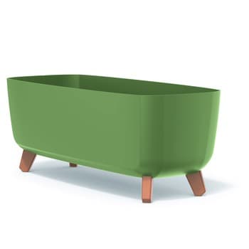 Skrzynka na nóżki Prosperplast Gracia Case 60 cm ziemisty zielony