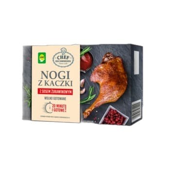 NOGI Z KACZKI Z SOSEM ŻURAWINOWYM 510 G WOLNO GOTOWANE CHEF RECOMMENDS