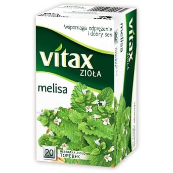 Herbata Vitax Zioła Melisa 20 torebek x 1,5g