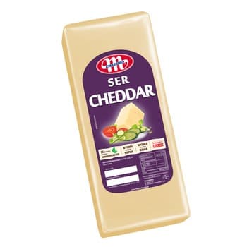 Ser Cheddar dojrzewający blok ok. 2kg niebarwiony