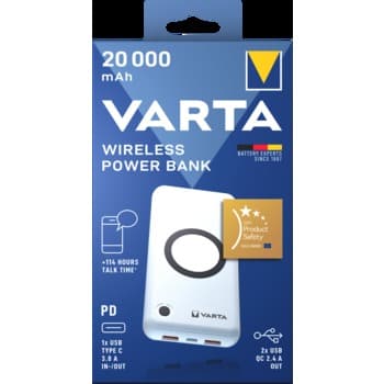 Power Bank VARTA Wireless 20000mAh