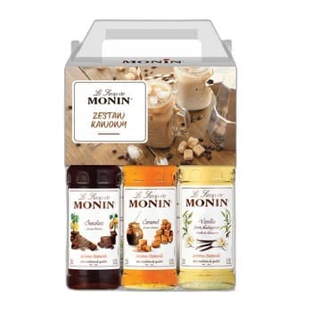 Monin Coffee Maxi Set - zestaw kawowy 3x250ml