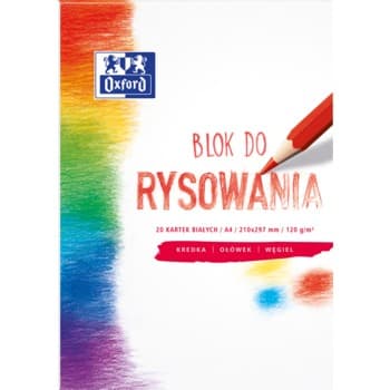 Blok do rysowania A4 20 kartek biały