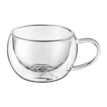 Zestaw 2 szklanek termicznych z uchwytem 100 ml MIA