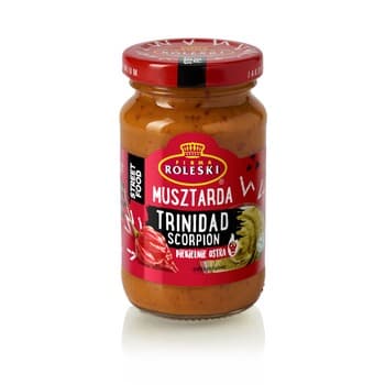Roleski Street food Musztarda Trinidad Scorpion 210g