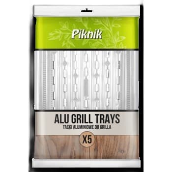 Tacka aluminiowe do grilla 5 sztuk Piknik