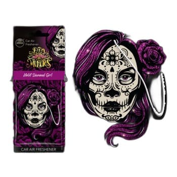 Zapach Aroma Car Muertos Violet Diamond Girl
