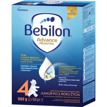 Bebilon Advance Pronutra 4 Junior Mleko dla dzieci po 2. roku życia 1000g (2x500g)