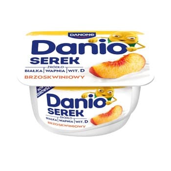 Danio Serek homogenizowany o smaku brzoskwiniowym 130 g