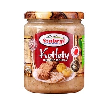 Kotlety mielone z kapustą Szubryt 470 g