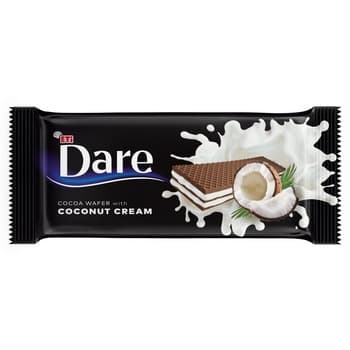 DARE - Kakaowy wafel z kremem kokosowym - 142 g