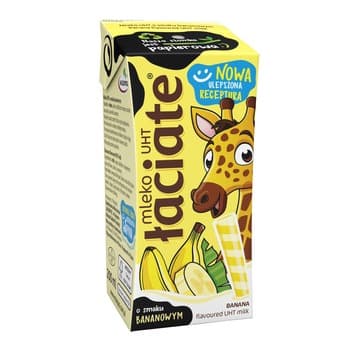 Mleko UHT Łaciate smakowe bananowe 200ml